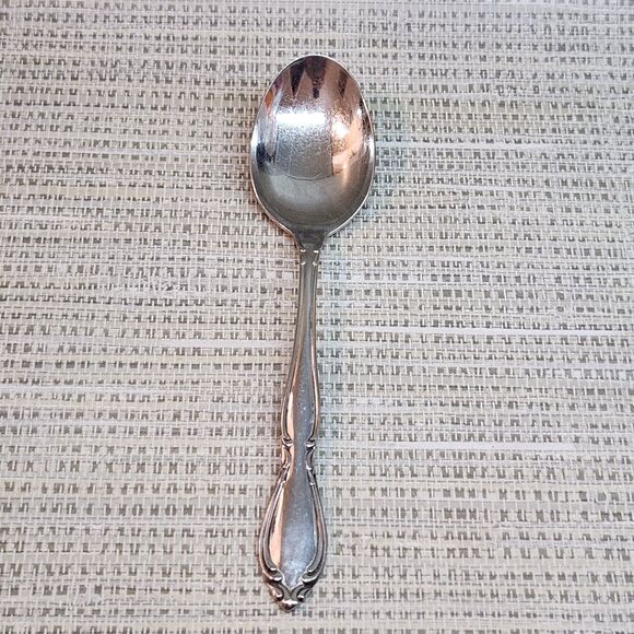 Oneida Strathmore Deluxe Glossy Stainless Flatware Replacement Set Vtg - Picture 6 of 7